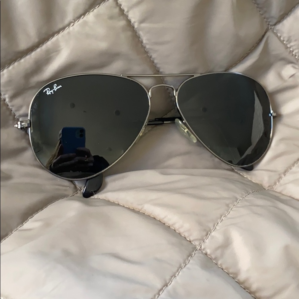 Rayban Aviator Large (Black/Silver)